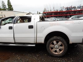 2007 Ford F-150 Lariat White Crew Cab 5.4L AT 4WD #F24576